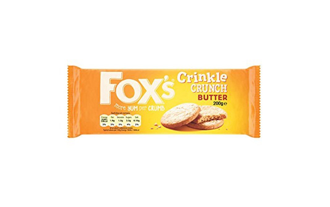 Fox'S Crinkle Crunch Butter    Pack  200 grams